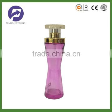 50ml Purple & Pink Color Glass Bottle