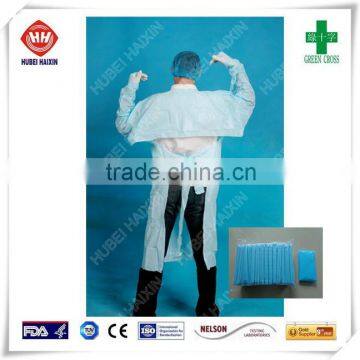 Plastic disposable protetive health care CPE gown PE gown disposable sterile gown