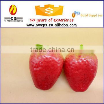Yipai fake fruit/Artificial realistic strawberry for decoration