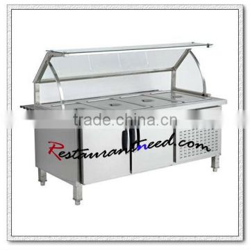 C233 Electric Stainless Steel Buffet Fridge For Hotel Equipment