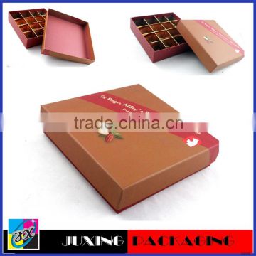 New style useful colorful custom luxury chocolate box