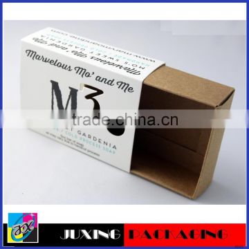 Personalized custom fashion Paper soap packaging