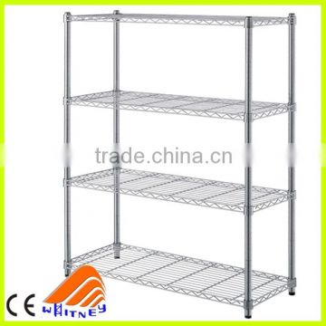chrome wire mesh rack,kitchen wire shelving and metal rack,collapsible steel wire shelving