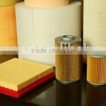 Wood pulp oil filter paper for car