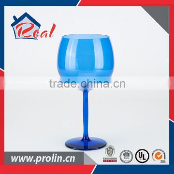 Factory Direct Sales cheap unbreakable plastic wine glass,Colored wine cup,high grade goblet
