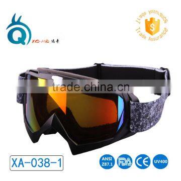 Wholesale Four color TPU frame revo roating lenses Anti-Glare snowboard goggles