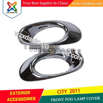 CHROME FRONT FOG LAMP COVER FOR HOND A CITY '12 ON