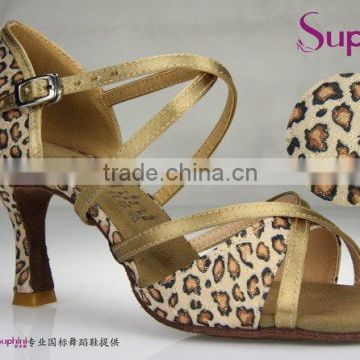 Suphini Women Customized Heels Professional Satin Latin Dance shoes