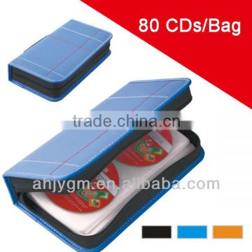Good Quality Different Colors PVC 80 CD Bag/Case