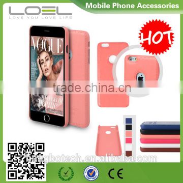 Big discount China manufacturers high quality cheap leather/PU phone cover case for iphone 6s