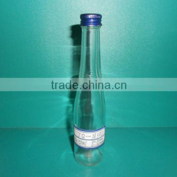 50ml mini clear glass spirit vodka bottle