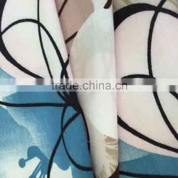 2016 high quality 100 printed rayon fabric for bedding with soft handfeel