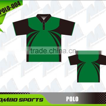 Hot latest design wholesale sublimated polo T- shirt