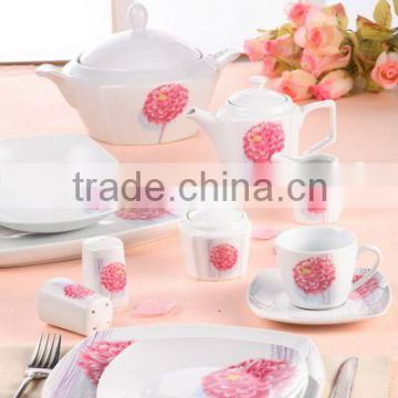 porcelain flatware,round plate,porcelain tableware