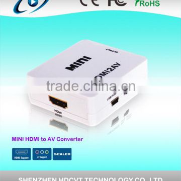 High quality MINI HDMI to CVBS converter