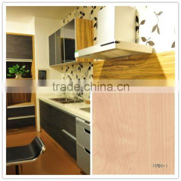 woodgrain color pvc decorative foil for furniture