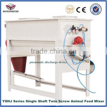 2015 Factory Price Single Shaft Twin Screw Mixer for animal feed mixing