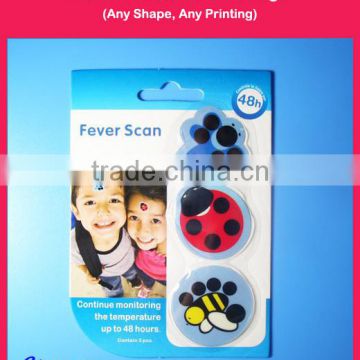 Fever Monitor Forehead Thermometer, Fever Bugs, Customized Shape Allowed
