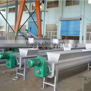 WLS shaftless screw conveyor for wastewater treatment