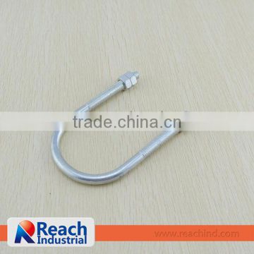Zinc Plated Hot-rolled Steel U-shaped Bolt for Pipe