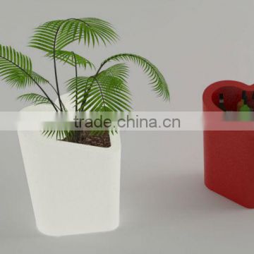 plastic furniture/plastic flower pot/ garden furniture /led light for vase YM-LIB404040