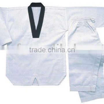 Ribbed V-neck style Taekwon-do Uniforms