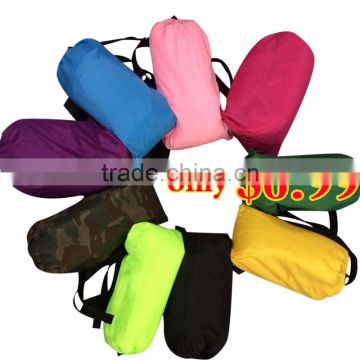 FamilyShop Fast Inflatable Air Bag Sofa Camping Hike Bean Flatfish Sleeping Bed