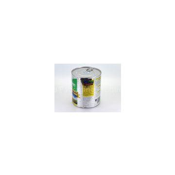 Circular Tin Plate Food Cans round matal canister , 0.23mm thickness