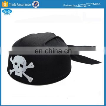 Halloween pirate hat with full skull printing