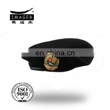 New Style Custom Design Comfortable Black Berets for Sale