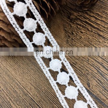 OLT547 ivory eyelash lace 1.8cm decorative trims and braiding material
