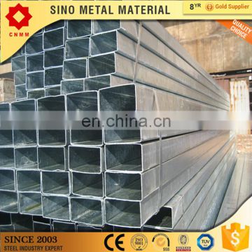 thin wall steel price pre galvanized land drainage pipe 100x100 pre-galvanized square