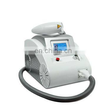 best quality nd yag laser face therapy equipment for tattoo removal with black doll laser head