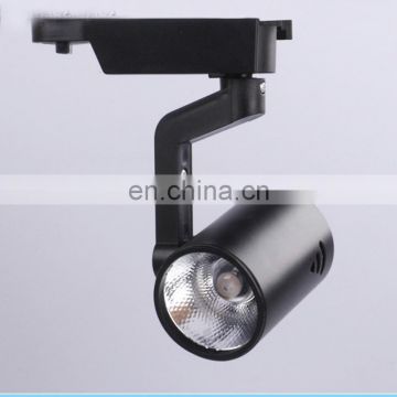 black color 30w led track lighting system high cob spotlight for commercial