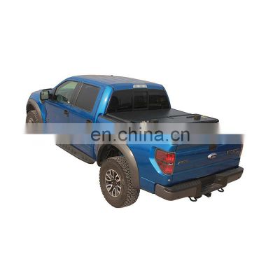 factory car pickup back trunk folding hard tri-fold loaded truck bed heavy duty box covers for F150 Supercrew double cab 2014+