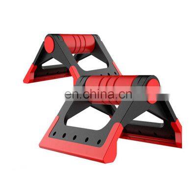 Push Up Bar Strength Rack Home Workout Equipment Heavy Duty Training Stand Handles Silicone Grip for Floor Exercise