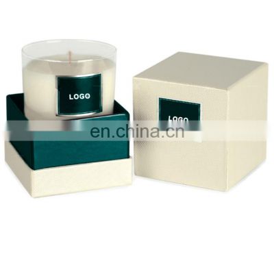 custom luxury woman make up paper packaging box with magnetic lid scented candles set gift boxes with logo