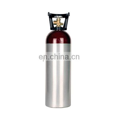 Co2 Beverage aluminum Cylinders use and high pressure gas cylinder