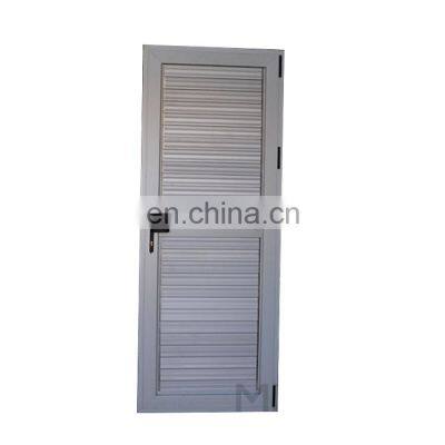 White Color Upvc/pvc Casement Door With Fixed Plank Single Door