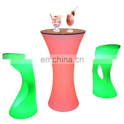holiday lighting bar tables outdoor furniture decoration bar lounge led chair