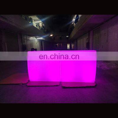 Illuminated Furniture Led Bar Table Restaurant Bar Counter Customized Coffee Shop Interior Design Bar Counter for Home