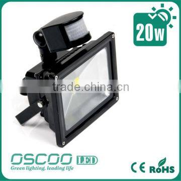 (10-100W) IP65 Outdoor 20W PIR Sensor LED Floodlight with Sensor