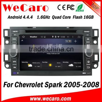 Wecaro WC-CU7011 Android 4.4.4 car stereo 2 din for chevrolet spark car cd player radio gps 1080p 2005-2008