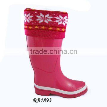 Ladies' Fashionable Rubber Boots / Rain Boots