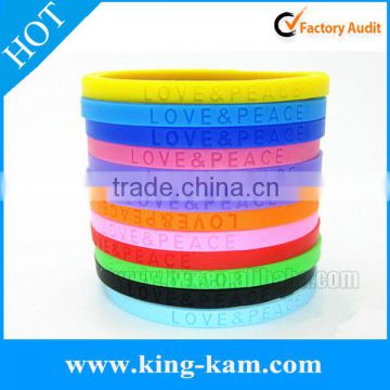 high quality promotinal wrist bands rubber
