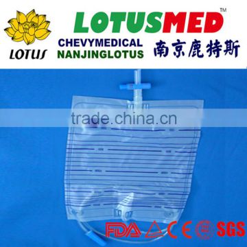Disposable Urine Bag/ Cross Valve Outlet with Ce Certificate