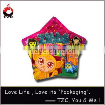 cute snacks packaging bag / stars shape bag