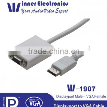 hot selling - high quality Displayport to VGA Cable Adapter for Apple Macbook, Macbook Pro, iMac, Macbook Air