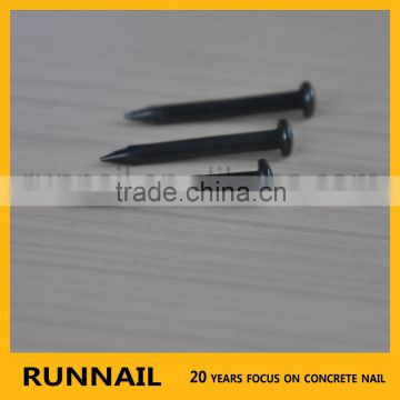 Hardened black concrete nails germany factory flat head HRC 52