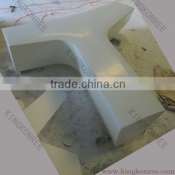 Garden acrylic solid surface stone stool